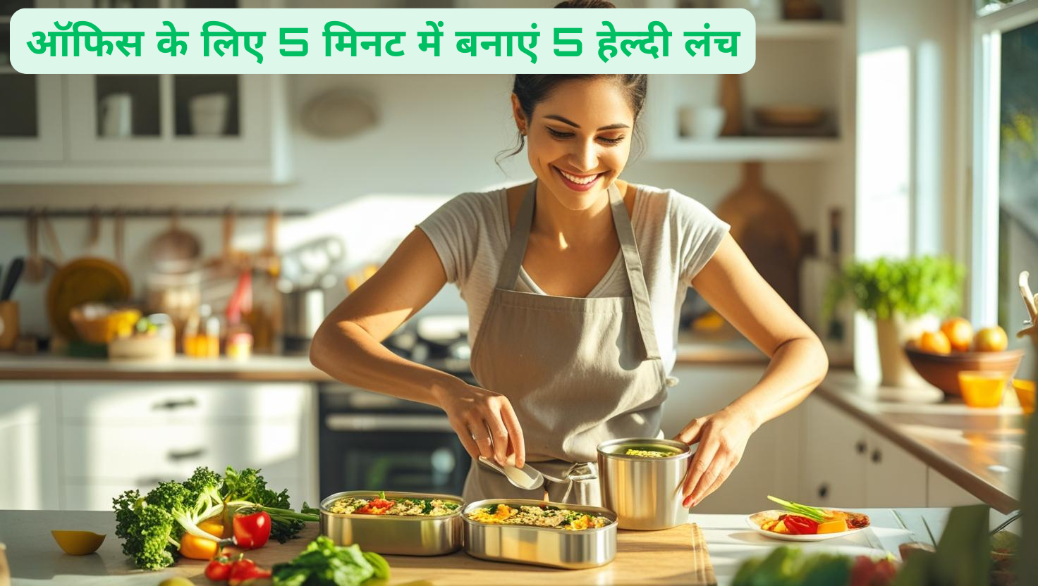 ऑफिस के लिए 5 मिनट में बनाएं 5 हेल्दी लंच